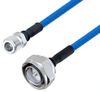 Plenum N Female to 7/16 DIN Male Low PIM Cable 50 CM Length Using SPP-250-LLPL Coax , LF Solder - PE3C4133-50CM - Pasternack