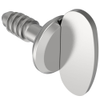 Fast Lead Screw, Large Size, Wing, 3.1mm  Max. Outer Panel, Stainless Steel, Passivated - 17-12-104-12 - Southco