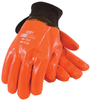 PIP Procoat 58-7303 Orange Universal PVC Supported Chemical-Resistant Gloves - Smooth Finish - 11.2 in Length - 616314-06593 - 616314-06593 - R. S. Hughes Company, Inc.