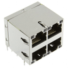 Modular Connector Jacks With Magnetics -- 0879-2C2R-54 - Image