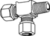 Tube to Pipe Run Tee - 1471-06-04-06 - Tompkins Industries, Inc.