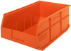 Stackable Shelf Bin, Orange; Bin Colour Quantum Storage - 44AC7596 - Newark, An Avnet Company