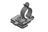 EMC Shield Clamps for C Section Rails C30- with or without Integrated Strain Relief - 36258.100 - icotek Corp
