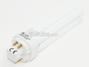 18 Watt, 4-Pin Neutral White Double Twin Tube CFL Bulb - GE12869 - bulbs.com