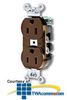 Hubbell Flush Receptacle,  NEMA, 125V - CR5262 - TelephoneStuff.com
