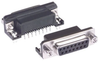 RIGHT ANGLE d-SUB pcb Connector DB15 female tray 10 - DSB00075 - MilesTek Corporation