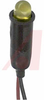 Indicator,Pnl-Mnt;Indicator, Snap Mount, 0.25 Inch Mounting Hole, Yellow - 70214124 - Allied Electronics, Inc.