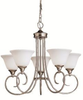 1926NI Mid. Chandeliers-Glass Up - 740854 - Capital Lighting, Inc.