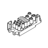 Power Drawer ® 75 Housing Socket housing flush PCB mount - 075MSP - Anderson Power Products