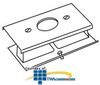Legrand - Wiremold 3000&reg; Series Single Receptacle Cover -- G3027AE - Image