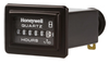Honeywell Quartz Plus dc Hour Meter, rectangle opening, rectangular stirrup with deluxe black bezel, 0.25 bent blade termination, 100K hours, 12 Vdc to 24 Vdc operating voltage, faceplate: satin black - 85110 - Honeywell Sensing & IoT