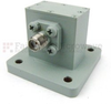 WR-75 to SMA Female Waveguide to Coax Adapter Square Cover Standard with 10 GHz to 15 GHz X-Ku Band in Aluminum -- SMW75ACC