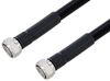 Fire Rated 4.3-10 Male to 4.3-10 Male Low PIM Cable 48 Inch Length Using SPF-500 Coax Using Times Microwave Parts - PE3C6516-48 - Pasternack