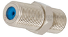 Precision F Female (Jack) to F Female (Jack) Adapter, Nickel Plated Brass Body, 1.28 VSWR -- FMAD1065 - Image
