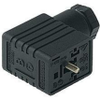 GMNL DIN Standard Field Attachable Connector: Form B, 3-pin (2+1PE), UL 1977, black housing, screw type, PG9; with bridge rectifier and varistor, 230 V AC/DC, 1 A -- GMNL 209 NJ GB1 black