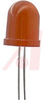 LED; Red;400mcd;0.433In.Dia.;T10mm;150mA If;1.7V Vf;60deg;660nm;Diffus - 70127662 - Allied Electronics, Inc.