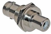 BNC (f) to RCA (f) bulkhead connector, 1/2