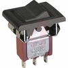 Switch, SMALL Rocker W/BEZEL, SPDT, ON-NONE-ON, 5A@120VAC OR 28VDC; 2A@250VAC - 70128154 - Allied Electronics, Inc.