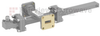 40 dB WR-42 Waveguide Crossguide Coupler with UG-595/U Square Cover Flange and SMA Female Coupled Port from 18 GHz to 26.5 GHz in Bronze - FMWCT1050 - Fairview Microwave Inc.