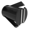Magnetic Latch, Snap-In- Round hole, 58 N  Rated Load, Large Size, Black - 02-20-612-10 - Southco