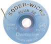 Chemtronics Soder-Wick SW180 White Rosin Flux Core Desoldering Wick or Braid SW18015 - 5 ft Length - 0.03 in Diameter - SW18015 - R. S. Hughes Company, Inc.