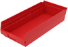 Bin, Shelf Bin 17-7/8 x 8-3/8 x 4, Red - 30158RED - Akro-Mils, Inc.