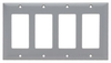 Standard Wall Plate - SP264-GRY - Legrand - Pass & Seymour