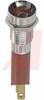Indicator,Pnl-Mnt;LED IND 5MM 12VDC REDSATIN CHROME - 70011590 - Allied Electronics, Inc.