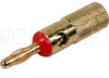 Deluxe Banana Plug - Red -- DELUXE-BANANA-R