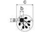 Strain gauge 0.8/120W RF91 -- 1-RF91-0.8/120_W - Image