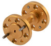 WR-6 Waveguide Section 1 Inch Straight Length with UG-387/U-Mod Round Cover Flange from 110 GHz to 170 GHz - FMW06S000-1 - Fairview Microwave Inc.