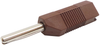 Conn, Banana, Plug, 16A, Screw, Brown; Gender Deltron Components - 94AC9734 - Newark, An Avnet Company