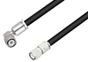HN Male Right Angle to HN Male Cable 60 Inch Length Using RG217 Coax , LF Solder - PE3C3916LF-60 - Pasternack