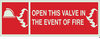Glow-In-The-Dark Fire & Exit Sign - 90993 - Brady Corporation
