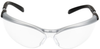 3M BX 11380-00000-20 Polycarbonate Standard Safety Glasses Clear Lens - Black/Silver Frame - Half Frame - 078371-62052 - 078371-62052 - R. S. Hughes Company, Inc.