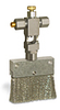 Valve Brush, 2 1/4” X 3/8” Flat Stainless Steel, 1/4” OD Tube Inlet - B309-1X02 - Oil-Rite Corp.