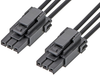 Cable, 3P Ultra-Fit Rcpt-Rcpt, 11.8; Connector To Connector Molex - 36AJ2846 - Newark, An Avnet Company