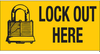 Lockout Sign - 88304 - Brady Corporation