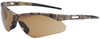 Bouton Optical Anser 250-AN-10100 Universal Polycarbonate Standard Safety Glasses Brown Lens - Camouflage Frame - Wrap Around Frame - 899558-00214 - 899558-00214 - R. S. Hughes Company, Inc.