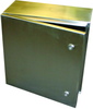 Enclosure, Wall Mount, Stainless Steel, Unfinished; Enclosure Type Bud Industries - 73R8100 - Newark, An Avnet Company