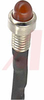 Indicator,Pnl-Mnt;LED;Red;LED;0.191-0.196In;10-32NF-2A;12V;20mA ;Zinc;6In - 70214109 - Allied Electronics, Inc.