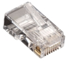 RJ-45 Modular Connector, 8-Wire, Flat Cable, 100-Pack - FMTP845F-100PAK - Visual Sound, Inc.