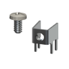 Binding Head Screw, 6-32, White - 8190-4 - Keystone Electronics Corp.