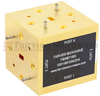 WR-19 Magic Tee Waveguide Using UG-383/U-Mod Round Cover Flange and Operating from 40 GHz to 60 GHz -- FMWMT1003 - Image