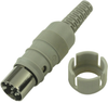 Connector, Din, Plug, 8 Position; No. Of Contacts Hirschmann - 06WX5834 - Newark, An Avnet Company