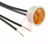 Indicator,Pnl-Mnt; Light;Amber;Neon;105-125 VAC;White Nylon;Polycarbonate - 70130114 - Allied Electronics, Inc.