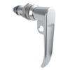 Quarter-Turn Cam Latch, L-Handle, Pad Locking, Sealed, Zinc Alloy, Chrome Plated, Bright - E5-7A-702-UU3 - Southco