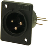 Connector, Xlr, Receptacle, 3Pos, Panel; No. Of Contacts Cliff Electronic Components - 49AC3319 - Newark, An Avnet Company