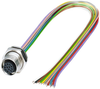 Sensor Cord, 12P, M12 Rcpt-Freeend, 0.5M; Connector To Connector Phoenix Contact - 82Y7577 - Newark, An Avnet Company