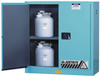 Justrite Chemcor 30 gal Blue Hazardous Material Storage Cabinet - 43 in Width - 44 in Height - 697841-11331 - 697841-11331 - R. S. Hughes Company, Inc.